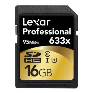 LEXAR 16GB 633X Professional SDHC UHS-1 (Class 10) HAFIZA KARTI