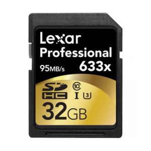 LEXAR 32GB 633X Professional SDHC  UHS-1 (Class 10) HAFIZA KARTI