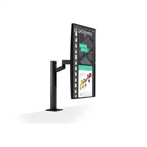 LG 27" 27QN880-B Ergo 5Ms 75 Hz QHD IPS FreeSync Monitör