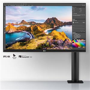 LG 27"  27UN880-B 5Ms UltraFine, Ergo, UHD, IPS, Vesa DisplayHDR™ 400 Monitör