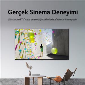 LG 43NANO76 43inc 108 cm 4K webOS Smart NanoCell TV,Uydu Alıcılı