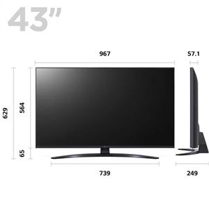 LG 43UR81006 43inc 108 cm 4K webOS Smart TV,Uydu Alıcılı