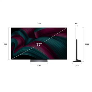 LG OLEDC54 77 inç 196 cm 4K OLED evo Smart TV AI Sihirli Kumanda webOS25,Uydulu