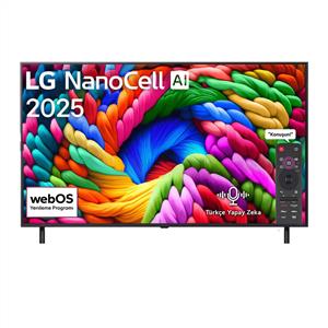 LG 55NANO90A6B 55 inç 139 cm 4K Smart TV AI Sihirli Kumanda webOS25,Uydu Alıcılı