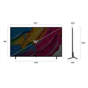 LG 75QNED80A6A 75 inç 190 cm 4K Smart TV AI Sihirli Kumanda webOS25,Uydulu
