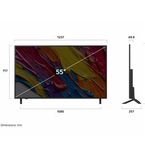 LG 55QNED82A6B 55 inç 139 cm 4K Smart TV AI Sihirli Kumanda HDR10 webOS25