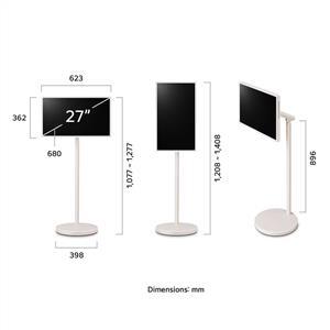 LG 27LX6TDGA 27 inç 69 cm Smart Dokunmatik Taşınabilir Webos QHD LCD Ekran