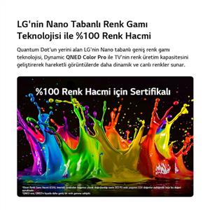 LG 65QNED87B6A 65 inç 165 cm 4K MiniLED Smart TV AI Sihirli Kumanda HDR10 webOS26