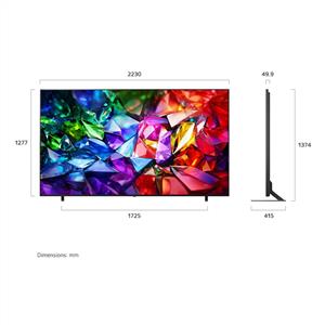 LG 100MRGB96B6 100 inç 254 cm 4K MicroRGB evo Smart TV AI Sihirli Kumanda HDR10
