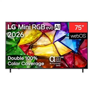 LG 75MRGB87B6B 75 inç 190 cm 4K MiniRGB evo Smart TV AI Sihirli Kumanda HDR10