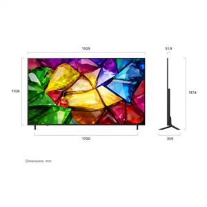 LG 86MRGB87B6B 86 inç 218 cm 4K MicroRGB evo Smart TV AI Sihirli Kumanda HDR10