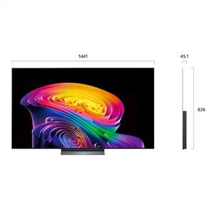 LG OLED65C64 65 inç 165 cm 4K OLED evo Smart TV AI Sihirli Kumanda webOS26,Uydul