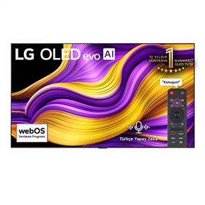 LG OLEDG55 65 inç 165 cm 4K OLED evo Smart TV AI Sihirli Kumanda webOS25,Uydulu