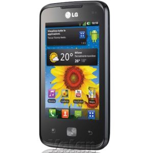 LG E510 Optimus Hub CEP TELEFONU (SİYAH)