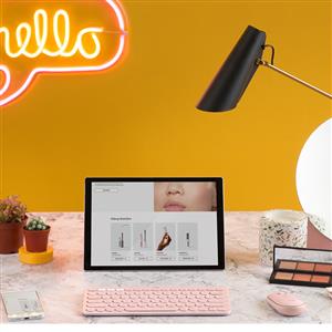 LOGITECH K380 KABLOSUZ Q KLAVYE-PEMBE