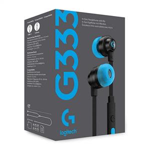 LOGITECH G G333 KULAK İÇİ STEREO OYUNCU KULAKLIĞI - SİYAH