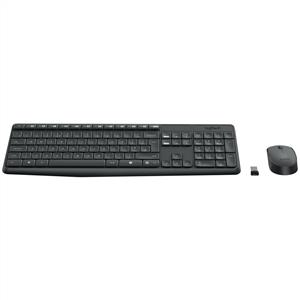 LOGITECH MK235 KABLOSUZ İNGİLİZCE KLAVYE MOUSE SET-SİYAH