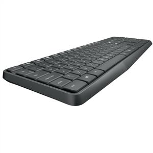 LOGITECH MK235 KABLOSUZ İNGİLİZCE KLAVYE MOUSE SET-SİYAH