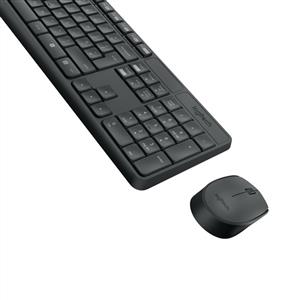 LOGITECH MK235 KABLOSUZ İNGİLİZCE KLAVYE MOUSE SET-SİYAH