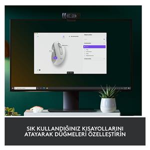 LOGITECH SIGNATURE M650 KÜÇÜK VE ORTA BOY (SAĞ EL İÇİN) SİLENT KABLOSUZ MOUSE-BEYAZ