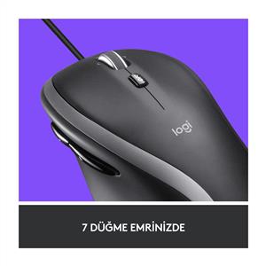 LOGITECH M500S 4000 DPI KABLOLU MOUSE-SİYAH
