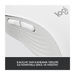 LOGITECH SIGNATURE M650 BÜYÜK BOY (SAĞ EL İÇİN) SİLENT KABLOSUZ MOUSE-BEYAZ