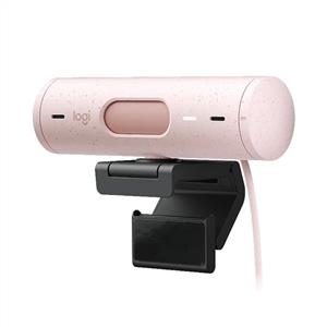 LOGITECH BRIO 500 FULL HD 1080p MIKROFONLU WEB KAMERASI-PEMBE