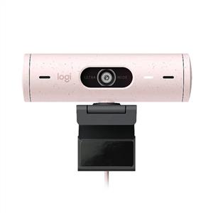 LOGITECH BRIO 500 FULL HD 1080p MIKROFONLU WEB KAMERASI-PEMBE