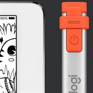 Logitech Crayon iPad Uyumlu Dijital Kalem - Açık Gri