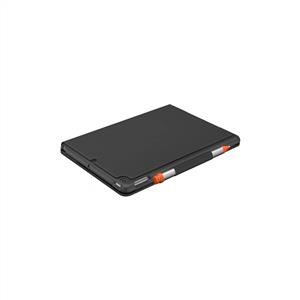 Logitech Slim Folio iPad 10.2 inç 7. ve 8. Nesil ile Uyumlu Klavyeli Kılıf - Gri
