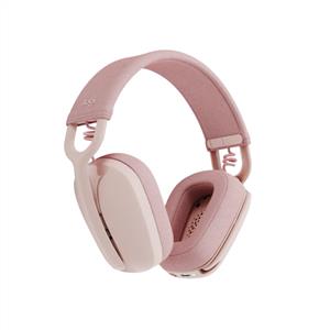 Logitech Zone Vibe 100 Mikrofonlu Kablosuz Bluetooth Kulak Üstü Kulaklık - Pembe