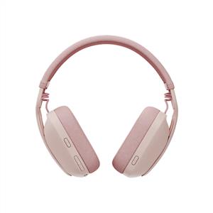 Logitech Zone Vibe 100 Mikrofonlu Kablosuz Bluetooth Kulak Üstü Kulaklık - Pembe