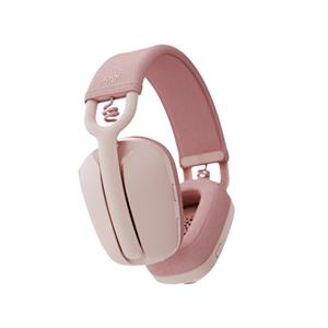 Logitech Zone Vibe 100 Mikrofonlu Kablosuz Bluetooth Kulak Üstü Kulaklık - Pembe