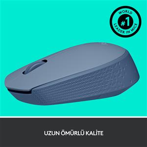 LOGITECH M171 KABLOSUZ MOUSE-AÇIK MAVİ