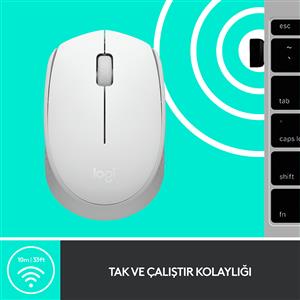 LOGITECH M171 KABLOSUZ MOUSE-BEYAZ