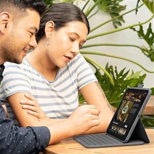 Logitech Slim Folio iPad 10. Nesil ile Uyumlu Klavyeli Tablet Kılıfı - Gri