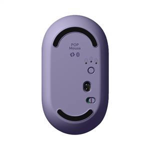 Logitech Pop Mouse Cosmos Emoji Tuşlu Sessiz Kablosuz Mouse - Lila