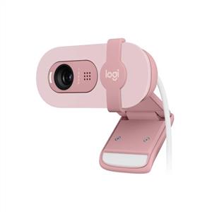 LOGITECH BRIO 100 FULL HD MİKROFONLU WEB KAMERASI - PUDRA PEMBE