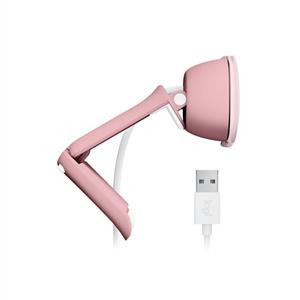 LOGITECH BRIO 100 FULL HD MİKROFONLU WEB KAMERASI - PUDRA PEMBE