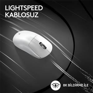 LOGITECH G PRO X SUPERLIGHT 2 LIGHTSPEED KABLOSUZ GAMING MOUSE-BEYAZ