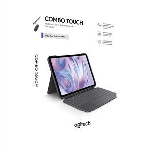 Logitech Combo Touch 11" iPad Pro M4 Türkçe Layout - Grafit