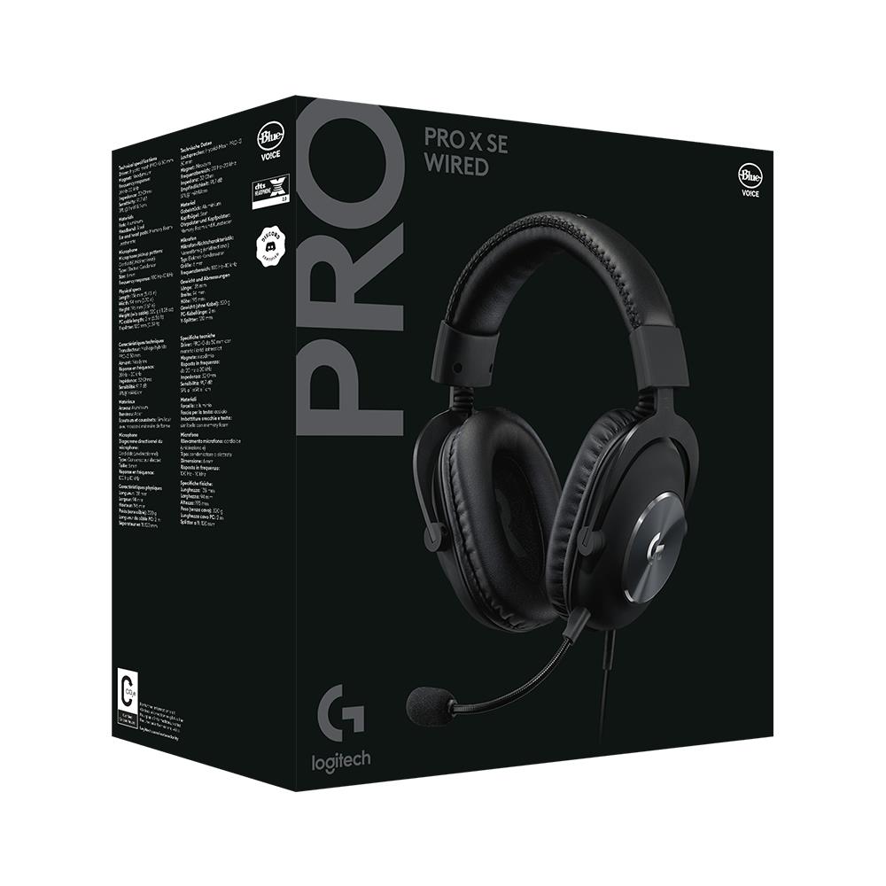 Logitech G PRO X SE Kablolu Oyuncu Kulaklığı - Siyah - Vatan