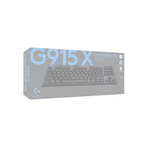LOGITECH G G915 X LIGHTSPEED TKL US LAYOUT KABLOSUZ OYUNCU KLAVYESİ - SİYAH