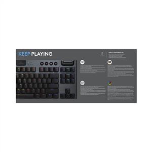 LOGITECH G G915 X LIGHTSPEED TKL US LAYOUT KABLOSUZ OYUNCU KLAVYESİ - SİYAH