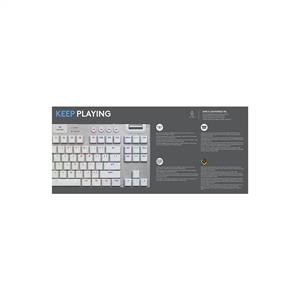 LOGITECH G G915 X LIGHTSPEED TKL US LAYOUT KABLOSUZ OYUNCU KLAVYESİ-BEYAZ