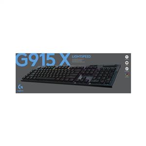 LOGITECH G G915 X LIGHTSPEED KABLOSUZ OYUNCU KLAVYESİ US LAYOUT -SİYAH