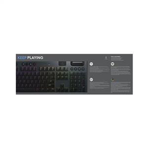 LOGITECH G G915 X LIGHTSPEED KABLOSUZ OYUNCU KLAVYESİ US LAYOUT -SİYAH