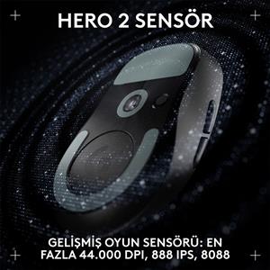 LOGITECH G PRO X SUPERLIGHT 2 DEX KABLOSUZ OYUNCU MOUSE - SİYAH