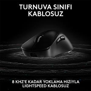 LOGITECH G PRO X SUPERLIGHT 2 DEX KABLOSUZ OYUNCU MOUSE - SİYAH