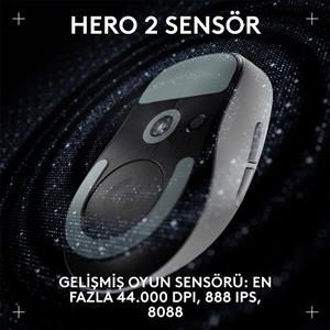 LOGITECH G PRO X SUPERLIGHT 2 DEX KABLOSUZ OYUNCU MOUSE - BEYAZ